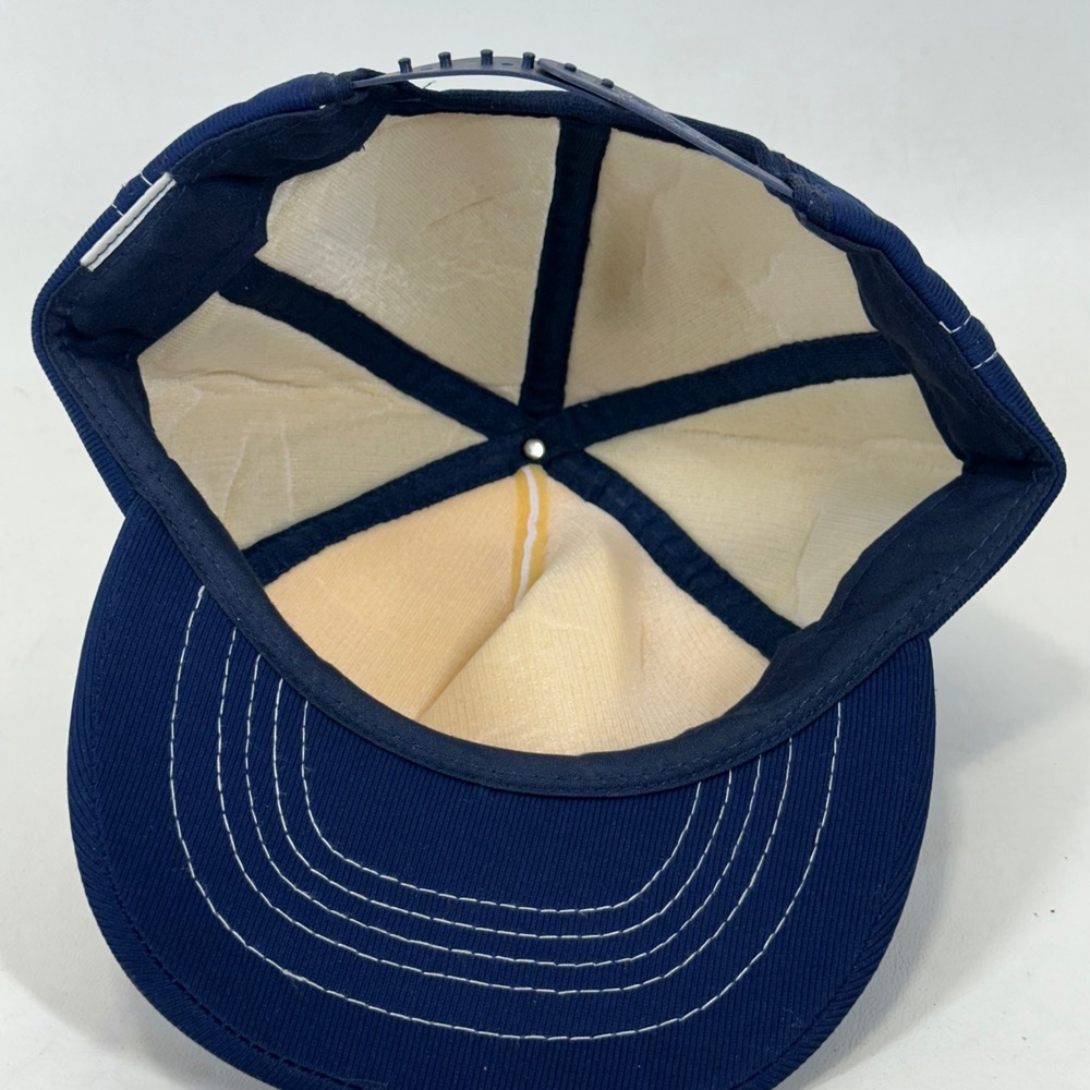 Vintage Coast To Coast Expressway Charlotte NC Trucker Hat Navy Blue Snapback - Picture 6 of 7